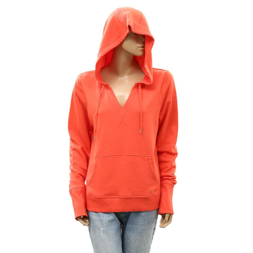 Lilly Pulitzer Luxletic Carrie Pullover Hoodie Top Cotton Long Sleeve L 292068